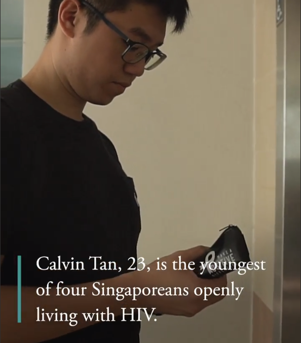 As a young sufferer of HIV, Calvin Tan hopes to give those in the same plight as him the support needed