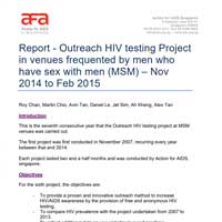 MSM OUTREACH HIV TESTING PROJECT ROUND 7