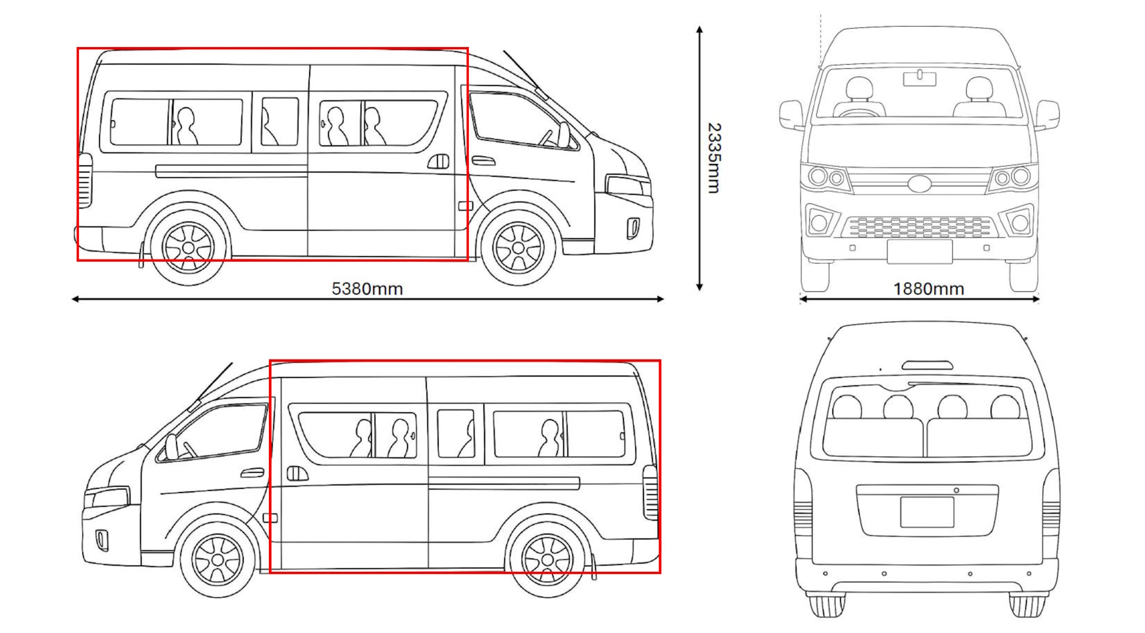 MTS Van Design Template Red Box