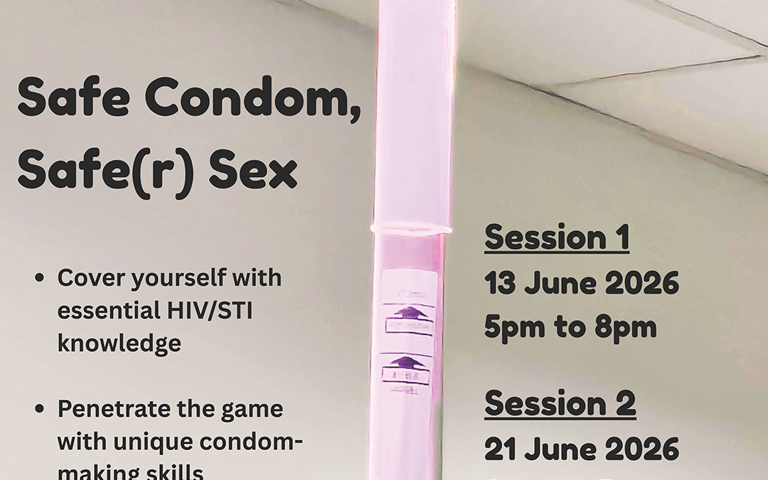 Safe Condom, Safe(r) Sex: AfA x Sagami Workshop (PinkFest, 13 or 21 June 2026)